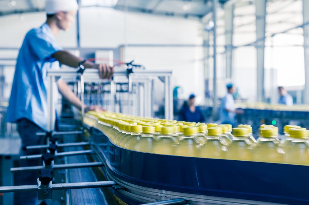 Man working on an assembly line