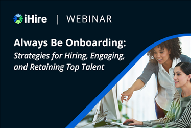 ihire webinar 2025 always be onboarding