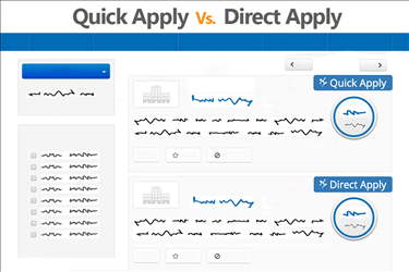 Snippet of iHire Job Search