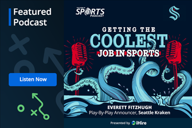 WorkInSports Podcast w/Seattle Kraken play-by-play Everett Fitzhugh