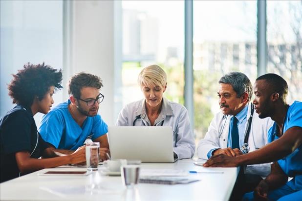 medical team meeting together