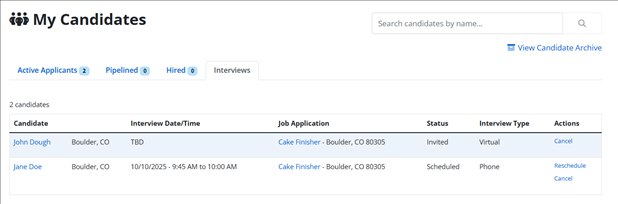 ihire interview scheduling my candidates step 8