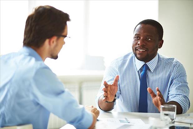 Hiring manager and prospective employee negotiating salary