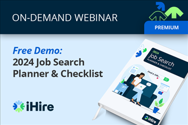 Free Demo: 2024 Job Search Planner & Checklist [Video Webinar]