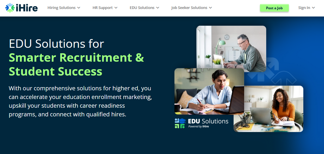 EDU Solutions page