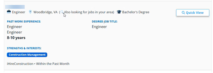 ihire candidate relocation preferences