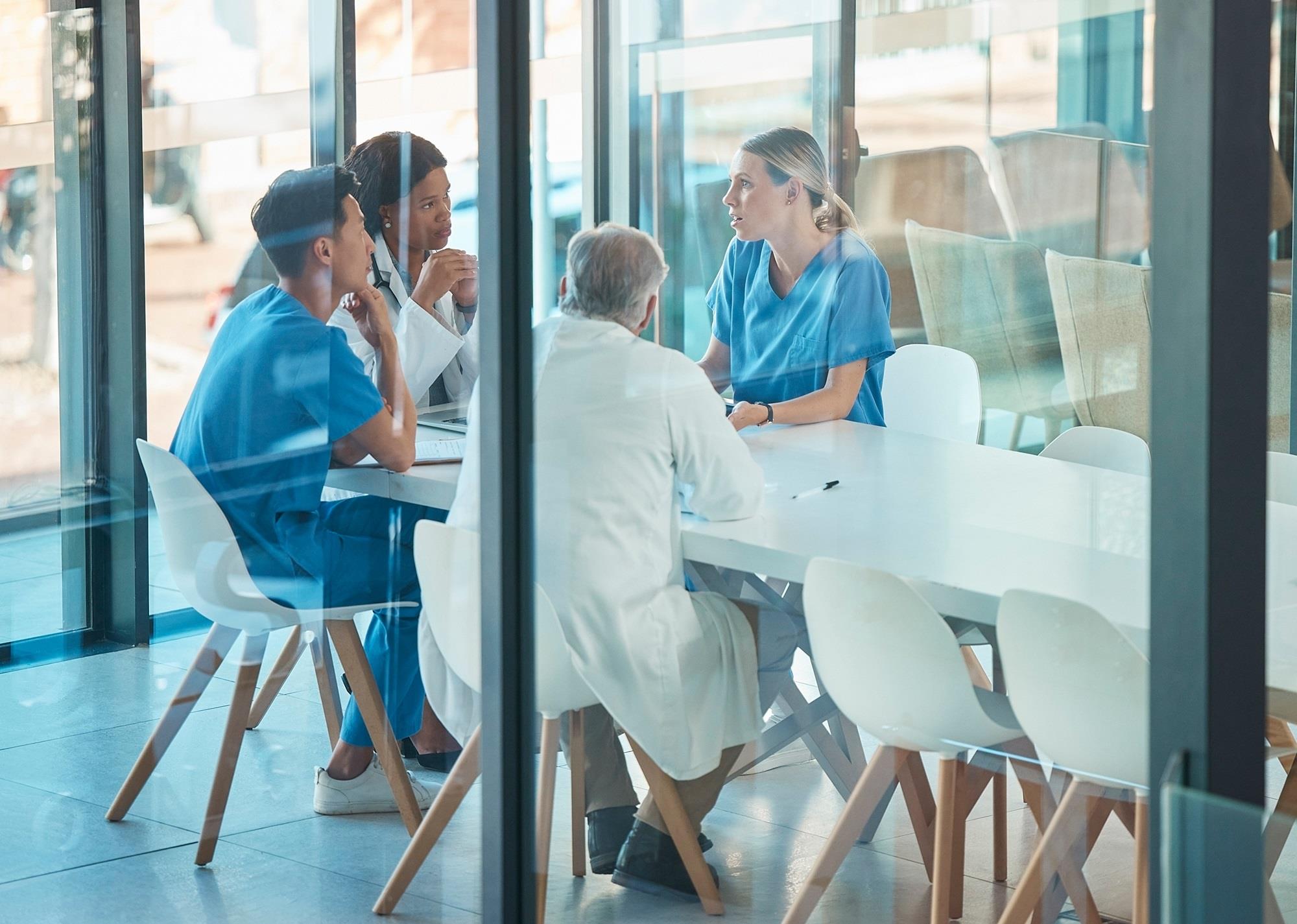 healthcare team in a meeting