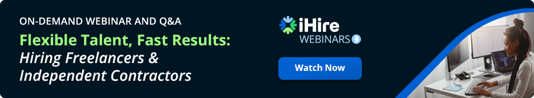 ihire freelance webinar ad