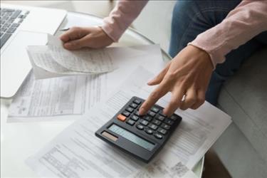 calculator on desk