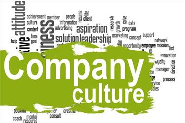 Word cloud showing the importance of culture-based recruiting