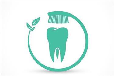 Icon representing green dentistry