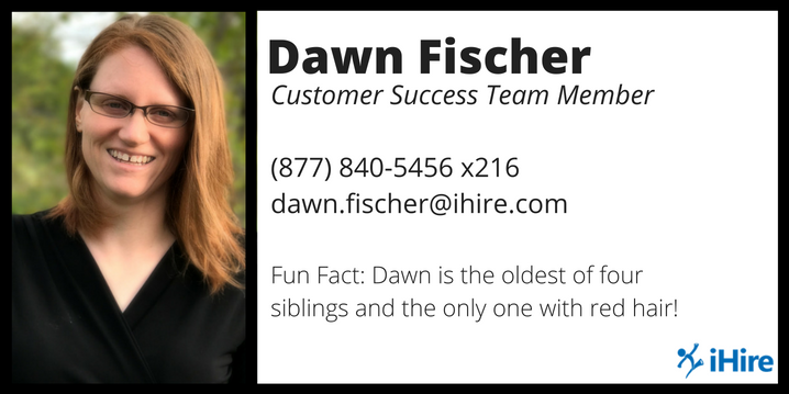 dawn fischer business card graphic