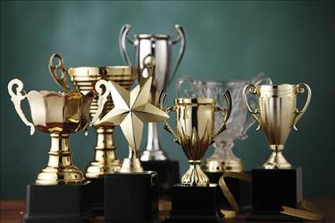 Picture of trophies demonstrating iHire as an employer of choice