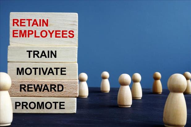 Retaining employees as wooden blocks