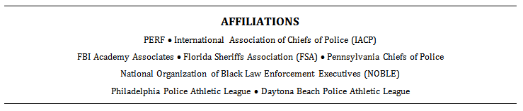 Example of an affiliations section on a law enforcement resume