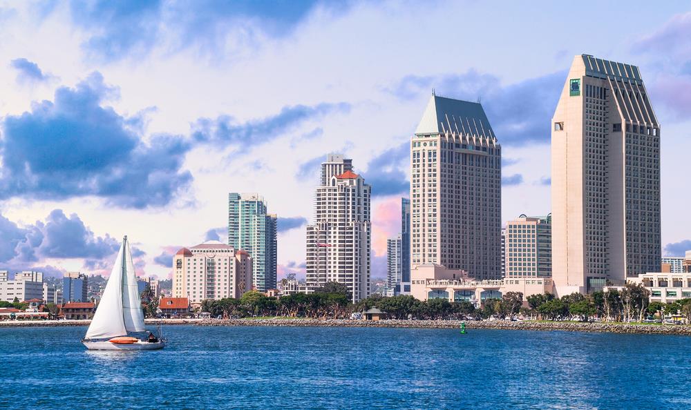 Photograph of the San Diego skyline