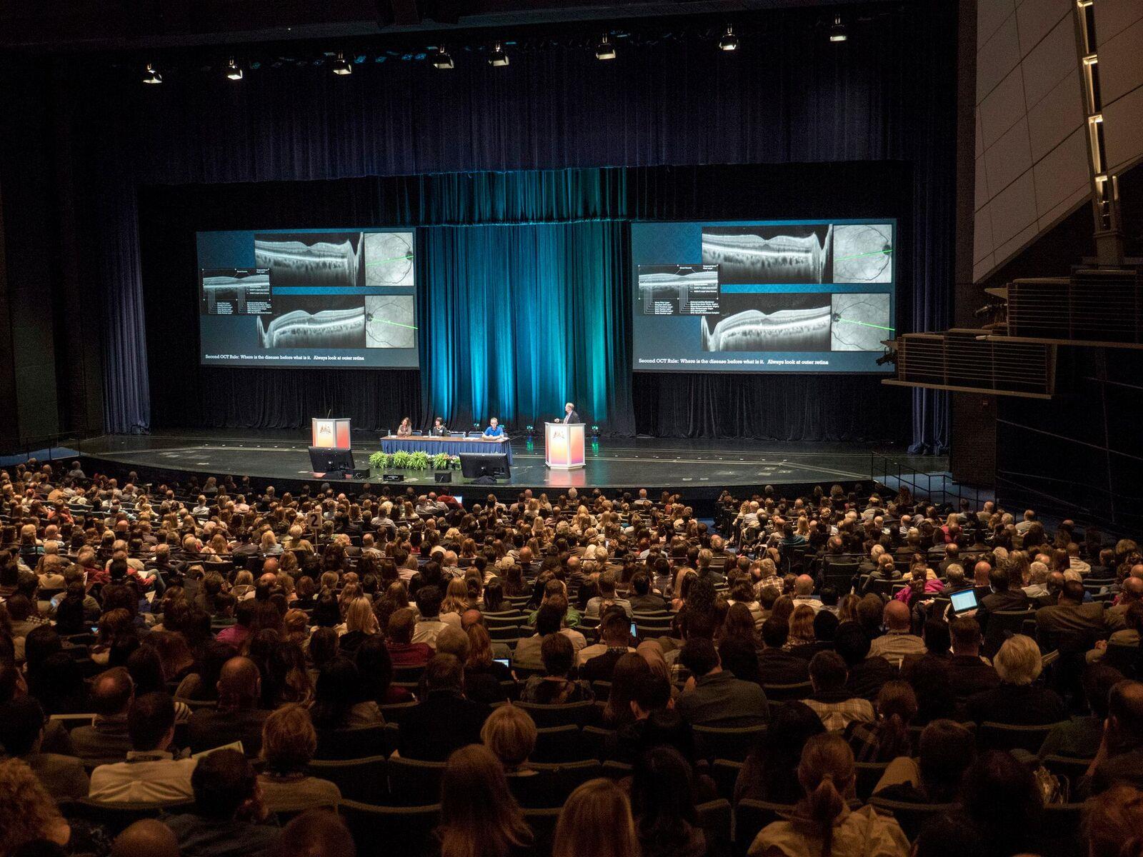 photo of american academy of optometry's annual meeting hall