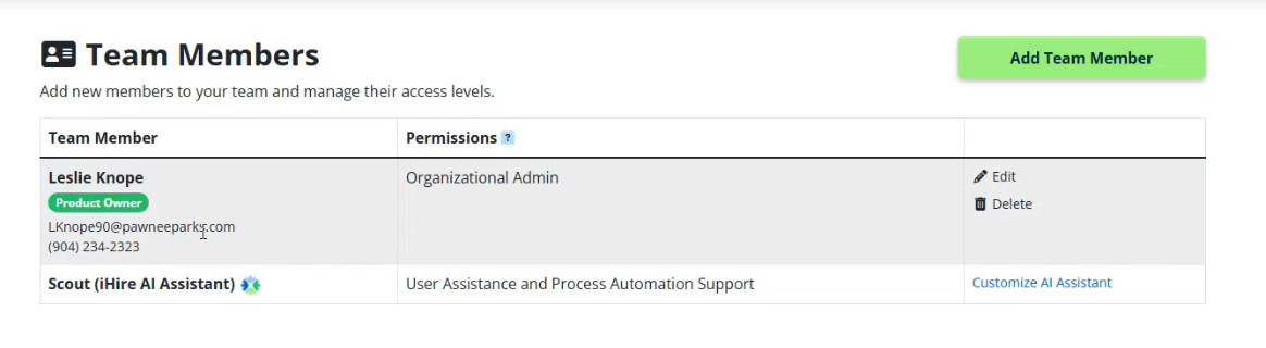 iHire Scout Chatbot Screenshot 4