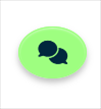 AI chatbot bubbles