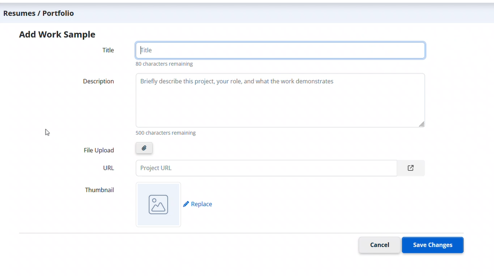 screenshot of ihire's freelance marketplace job seeker experience