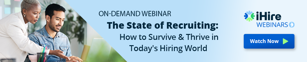 on-demand webinar on the State of Online Recruiting