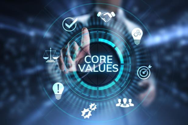 pointing to core values 