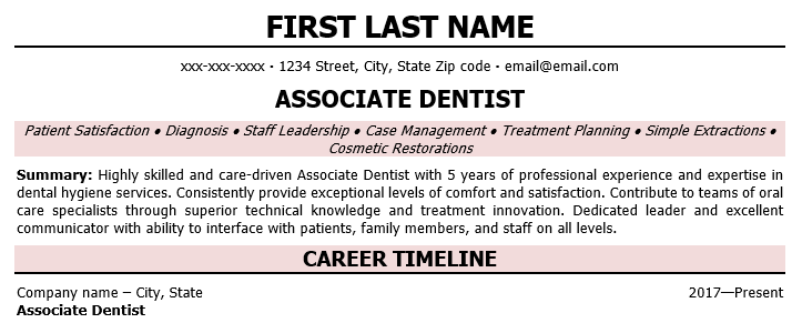 resume example