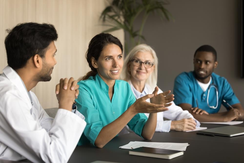 medical team in a meeting