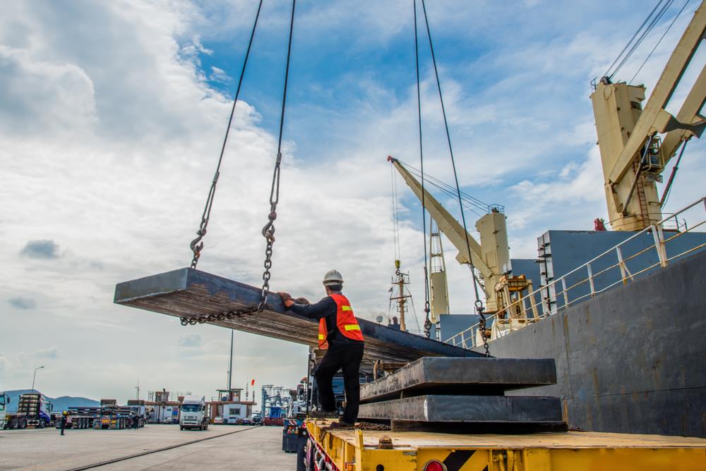 The steel tariffs President Trump has enacted could impact workers like this one.