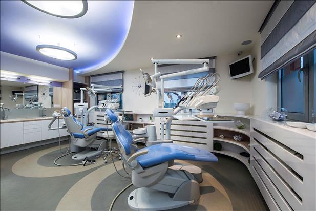 Interior of a modern dental office