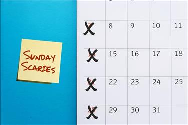 Sunday Scaries on calendar