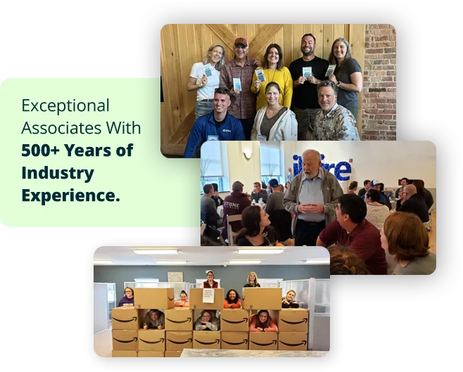 Exceptional Associates With 500+ Years of Industry Experience.
