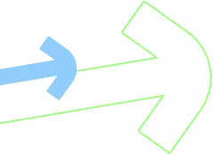 blue and green arrows