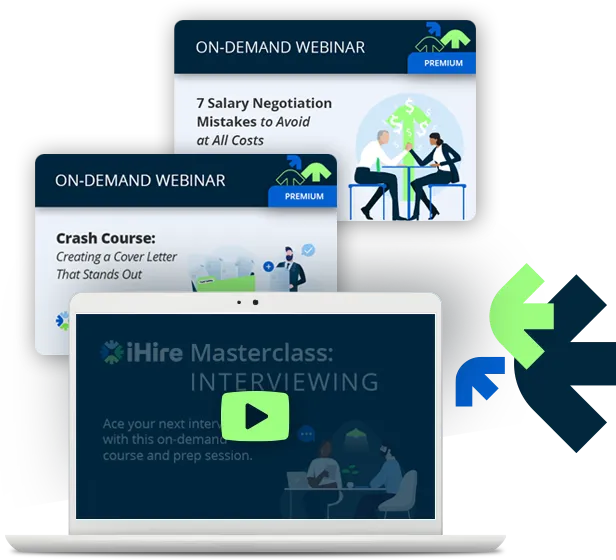 ihire job seeker webinar screenshots