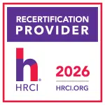 HRCI approved provider badge