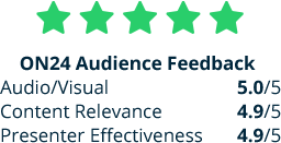 ON24 Audience Feedback