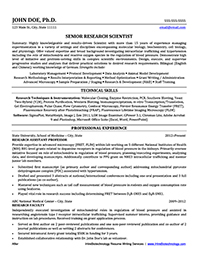 Sample Resume After Professional Writing