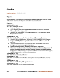 Sample Resume Before Professional Writing