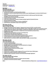 Sample Resume Before Professional Writing