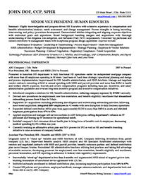 Sample Resume 2 After Professional Writing