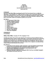 Sample Resume Before Professional Writing