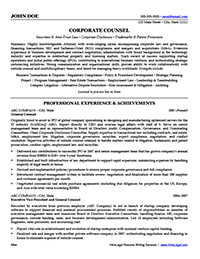 Sample Resume After Professional Writing