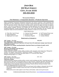 Sample Resume Before Professional Writing