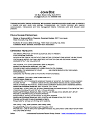 Sample Resume Before Professional Writing