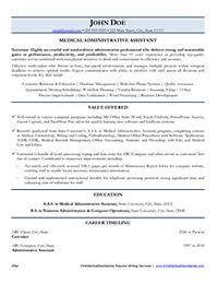 Sample Resume After Professional Writing