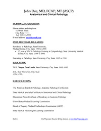 Sample Resume Before Professional Writing