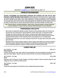 Sample Resume After Professional Writing