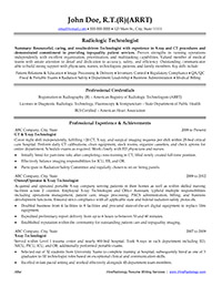 Sample Resume After Professional Writing