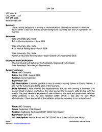 Sample Resume Before Professional Writing