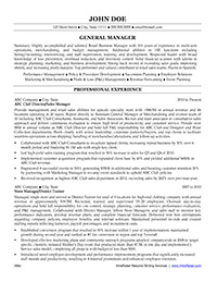 Sample Resume After Professional Writing